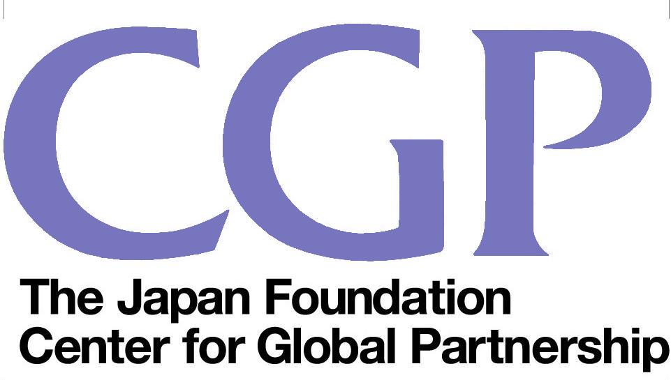 Global partners. Global partnership. Japan Foundation 1972. CGP logo. CGP English.